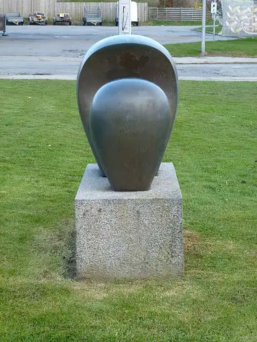 &quot;Kontrapunkt&quot; (bronze), 1970. Hj&oslash;rring